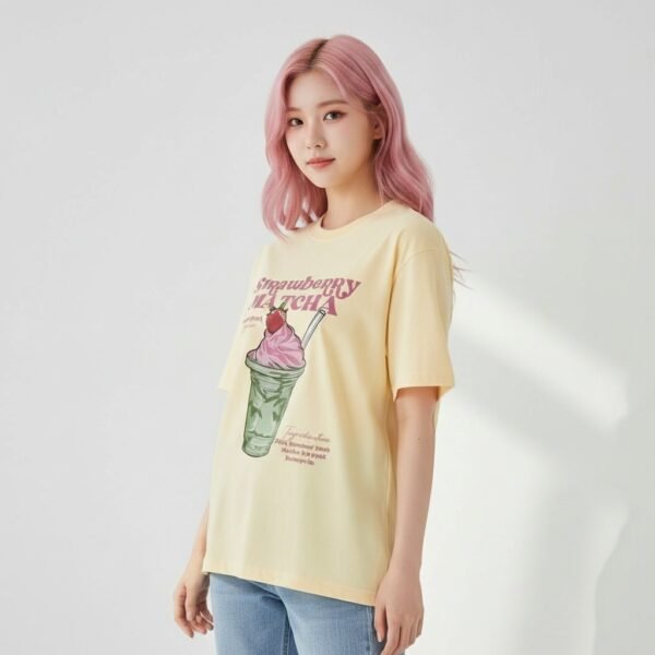 T-Shirt "Strawberry Matcha"