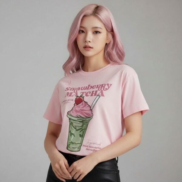 T-Shirt "Strawberry Matcha"