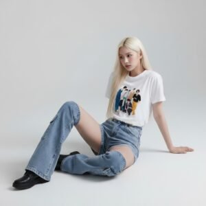 Photoroom-20260426_070931668 T-Shirt BTS "Dynamite OT7 Dessin"