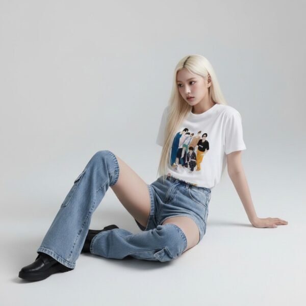 Photoroom-20260426_070931668 T-Shirt BTS "Dynamite OT7 Dessin"