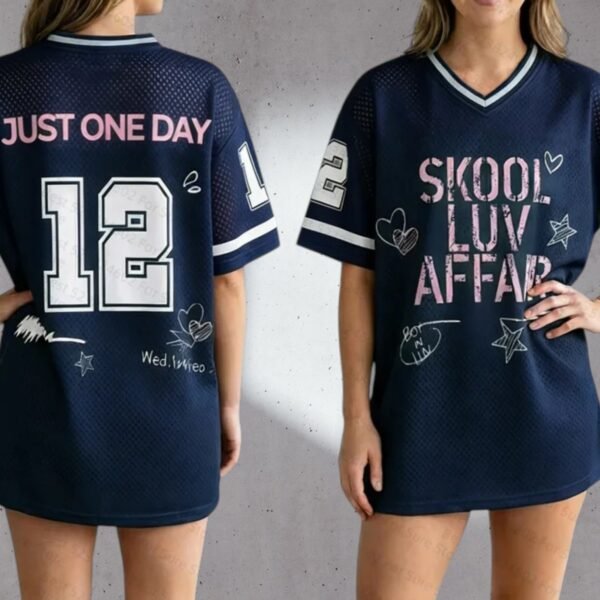 T-Shirt "Skool" version Marine