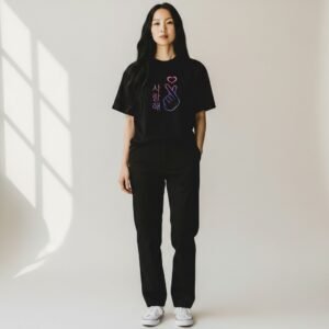 T-Shirt "Saranghae-Coeur"