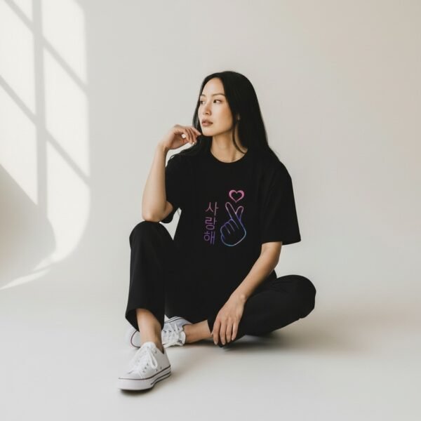 T-Shirt "Saranghae-Coeur"