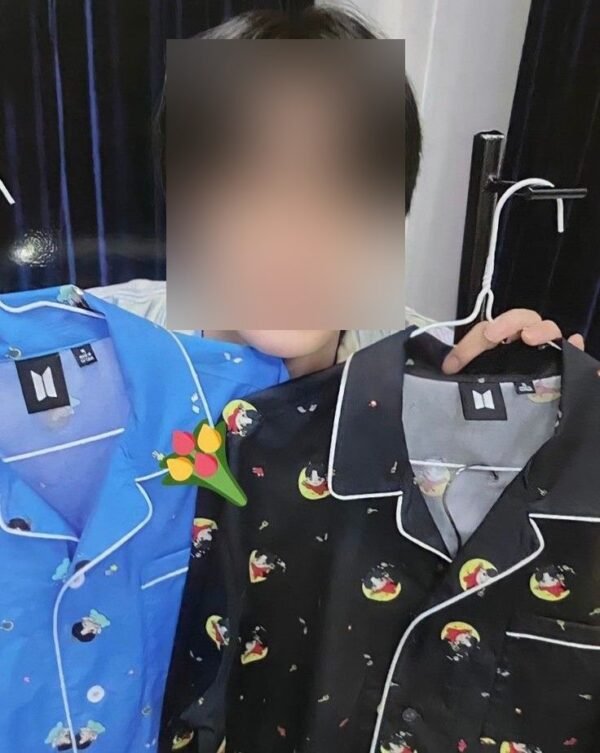 Pyjama 2 Pièces Version Noir