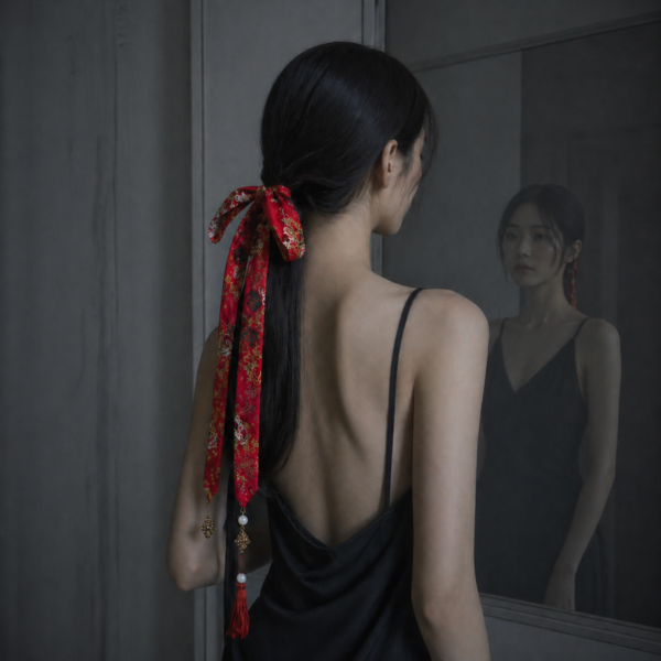 Ruban à Noeud Traditionnel pour Cheveux