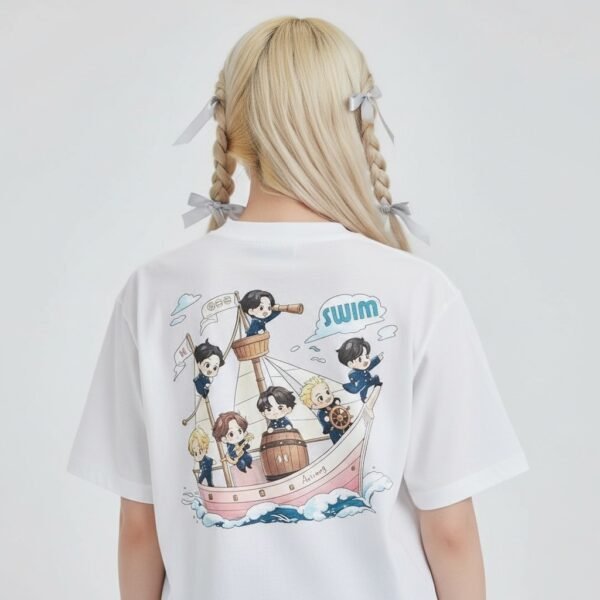 T-Shirt "Swim Clip Chibi"
