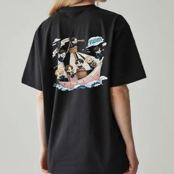 T-Shirt "Swim Clip Chibi"