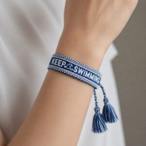 Bracelet Tissus "Keep Swimming"