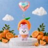 Porte Clé BT21 "Mini-Figurines Orange Fresh version Peau d'orange"