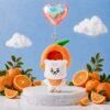 Porte Clé BT21 "Mini-Figurines Orange Fresh version Peau d'orange"