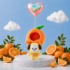 Porte Clé BT21 "Mini-Figurines Orange Fresh version Peau d'orange"