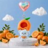 Porte Clé BT21 "Mini-Figurines Orange Fresh version Peau d'orange"