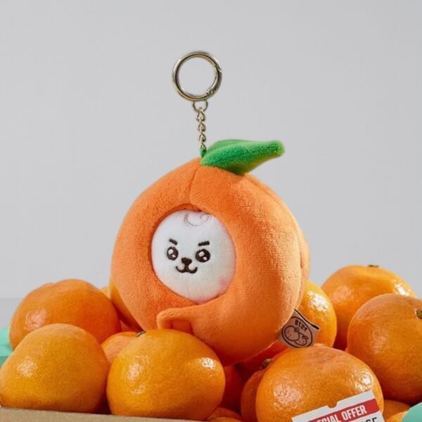 Porte Clé Peluches "Mini-Figurines Orange Fresh version Peau d'orange"