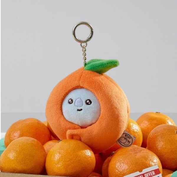 Porte Clé Peluches "Mini-Figurines Orange Fresh version Peau d'orange"