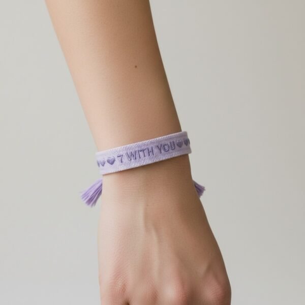 Bracelet Tissus "7 With You"