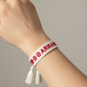Bracelet Tissus "Arirang Blanc"