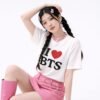 T-Shirt " I Love B T S "