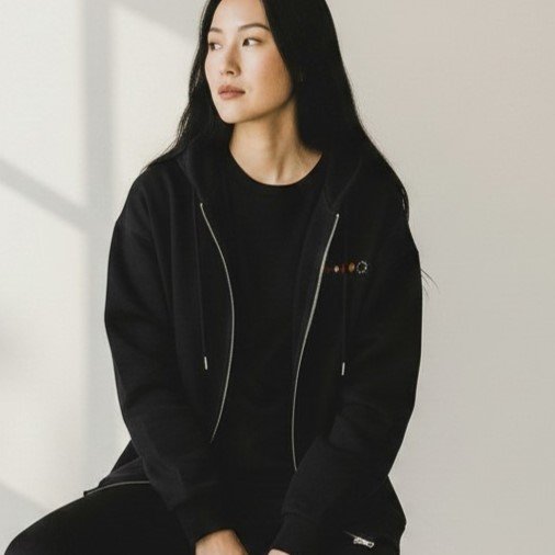Sweat à Capuche Zippé "PTD Dessins"