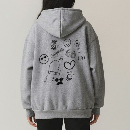 Sweat à Capuche Zippé "PTD Dessins"