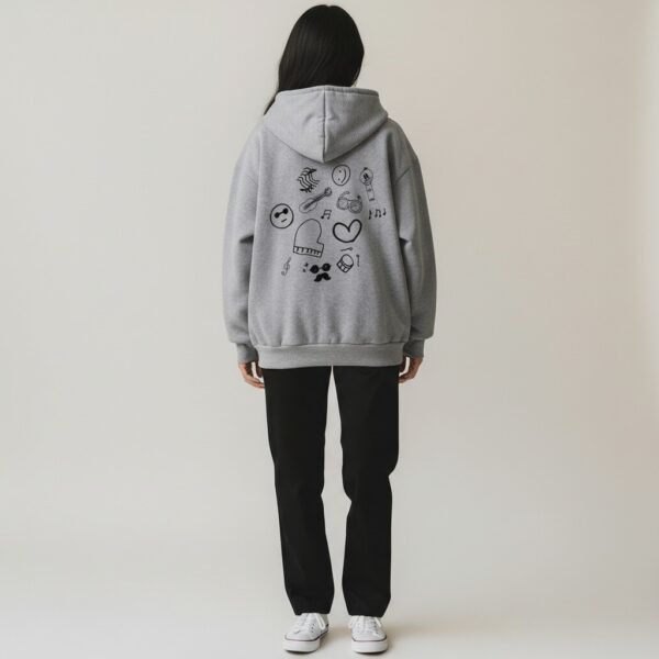 Sweat à Capuche Zippé "PTD Dessins"