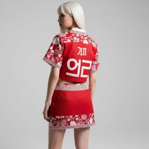 WhatsApp Image 2026-04-25 at 11.30.44 T-Shirt "Hanbok Style Rouge"