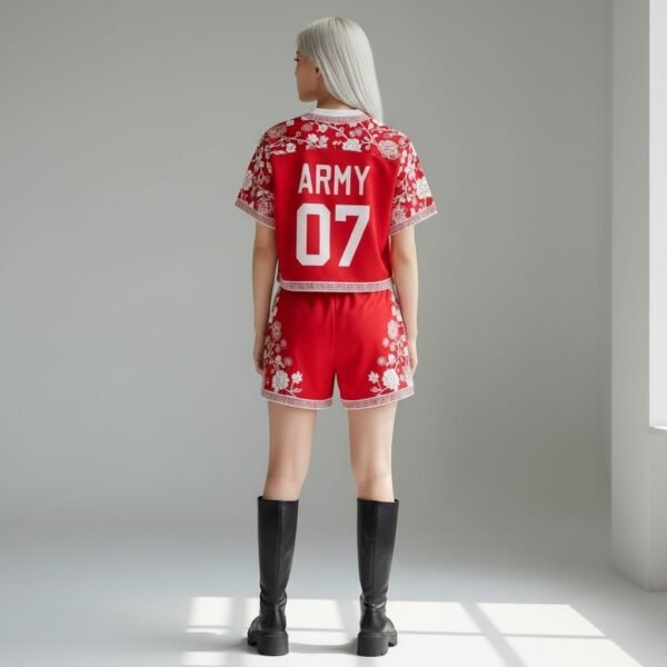 WhatsApp Image 2026-04-25 at 11.30.45 T-Shirt "Hanbok Style Rouge"
