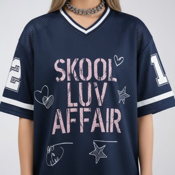 T-Shirt "Skool Luv Affair" version Marine