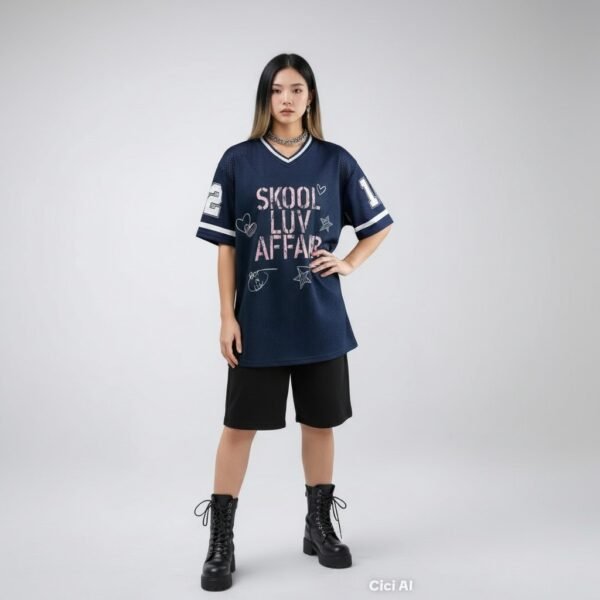 T-Shirt "Skool Luv Affair" version Marine