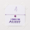 Bracelet"I Purple You"