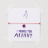 Bracelet"I Purple You"
