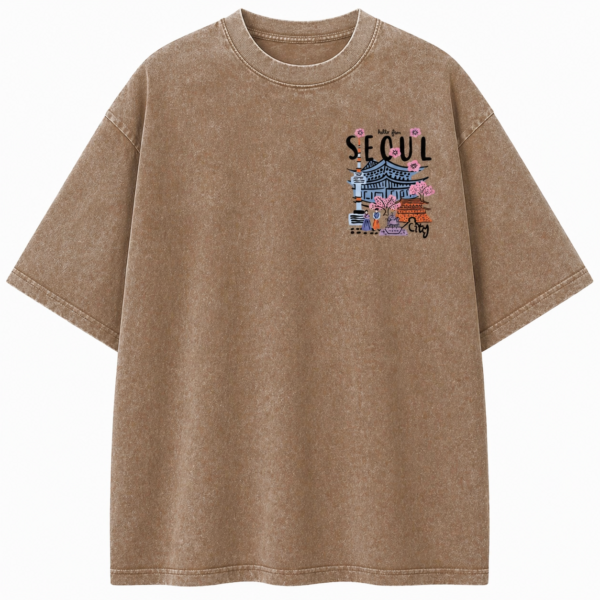 T-shirt 'Hello from Seoul"