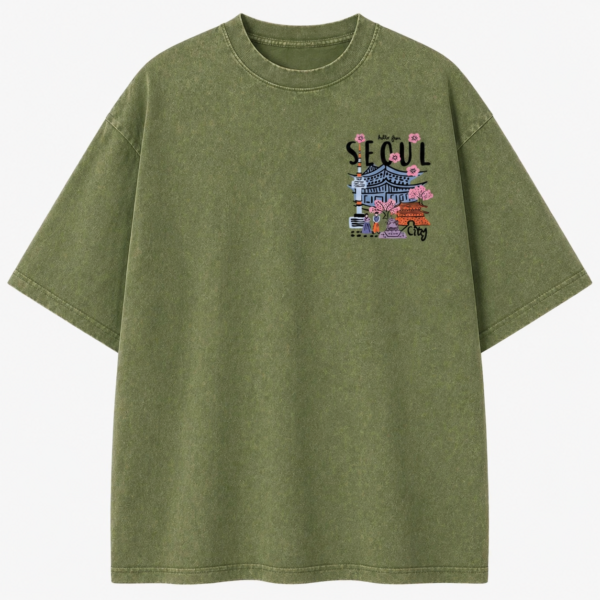 T-shirt 'Hello from Seoul"