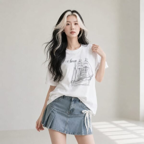 T-Shirt BTS "Swim Boat Artwork"