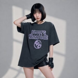 T-Shirt BTS "Arirang World Tour City version Noir"