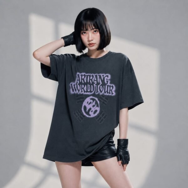 T-Shirt BTS "Arirang World Tour City version Noir"