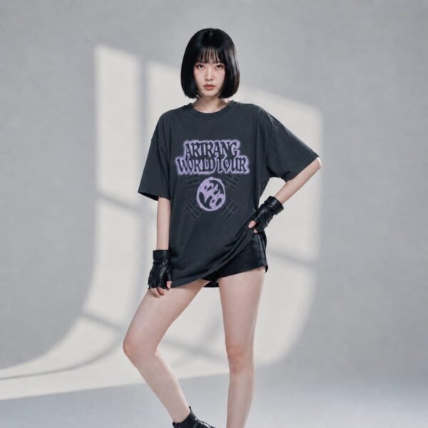 T-Shirt BTS "Arirang World Tour City version Noir"