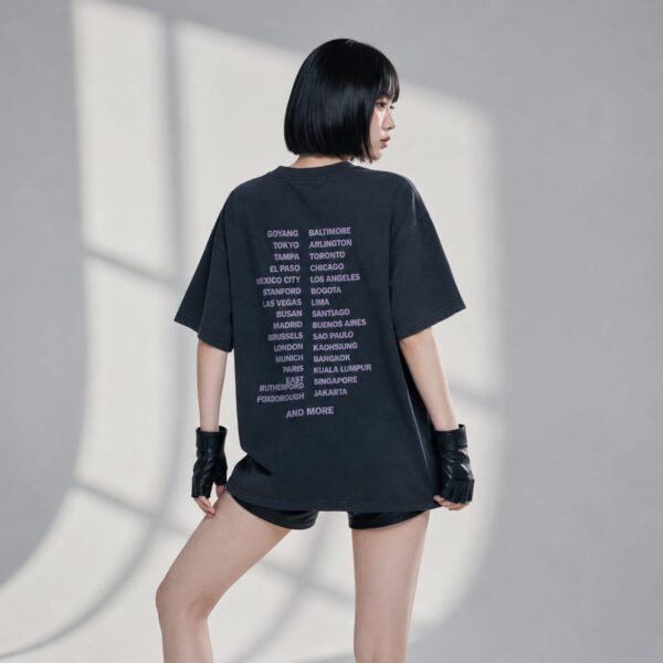 T-Shirt BTS "Arirang World Tour City version Noir"
