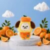 Porte Clé BT21 Collection Baby Orange Party Version Chapeau