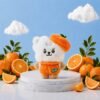 Porte Clé BT21 Collection Baby Orange Party Version Chapeau
