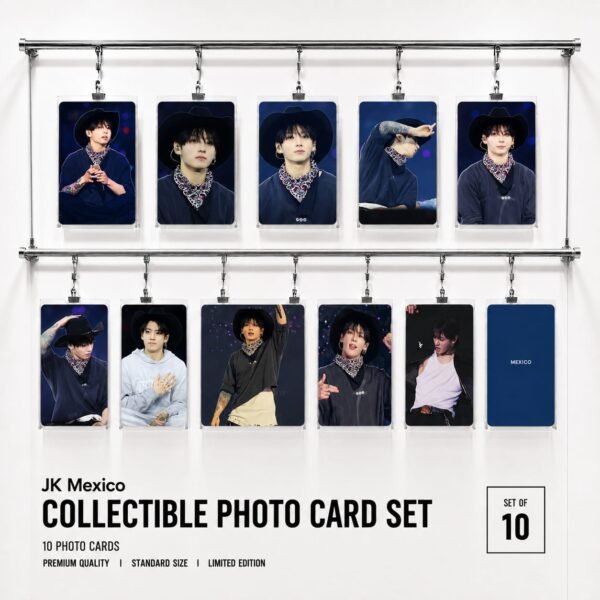 Lot de 10 Photocards World Tour Arirang Jungkook Mexico
