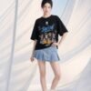 T-Shirt BTS "Swim Chibi version Clip Piscine