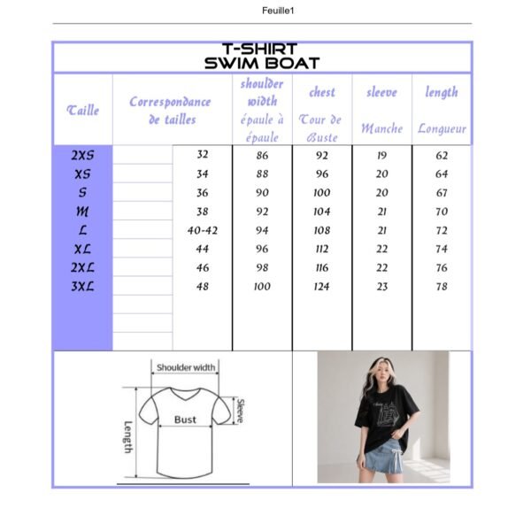 T-Shirt BTS "Swim Boat Artwork"