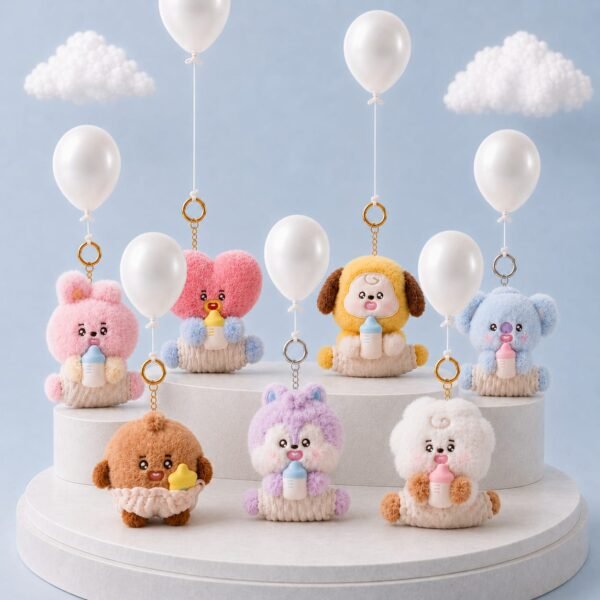WhatsApp Image 2026-05-20 at 19.39.39 Porte Clé BT21 Collection Baby New Born Biberon