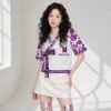 T-shirt BTS "Hanbok Style version violet Jungkook"