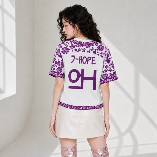 T-shirt BTS "Hanbok Style version Violet"