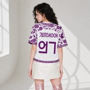 WhatsApp Image 2026-06-03 at 12.45.47 T-shirt BTS "Hanbok Style version violet Jungkook"