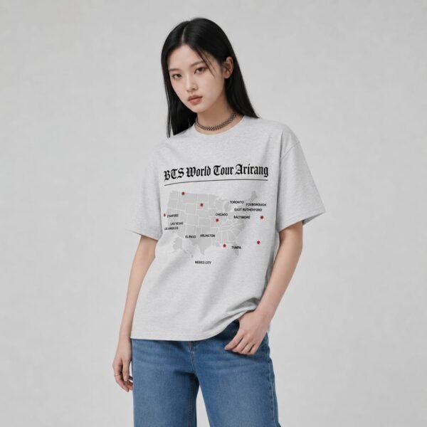 T-Shirt BTS "Gamme Tenue Arirang Tour North America"