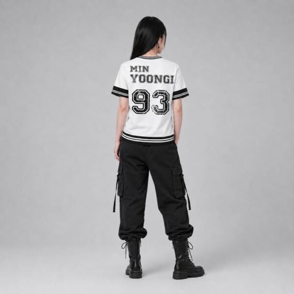 T-Shirt BTS "Vintage Baseball vrais Noms"