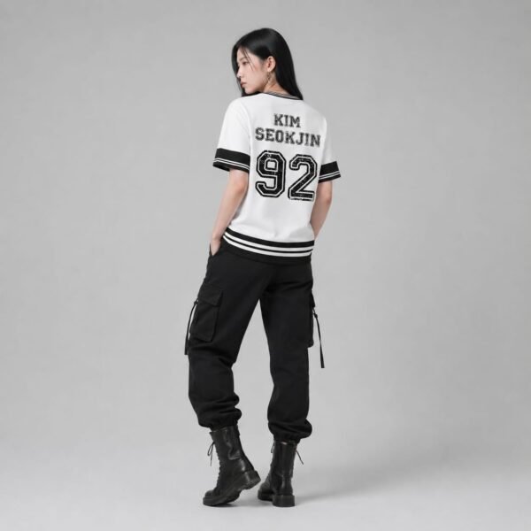 T-Shirt BTS "Vintage Baseball vrais Noms"