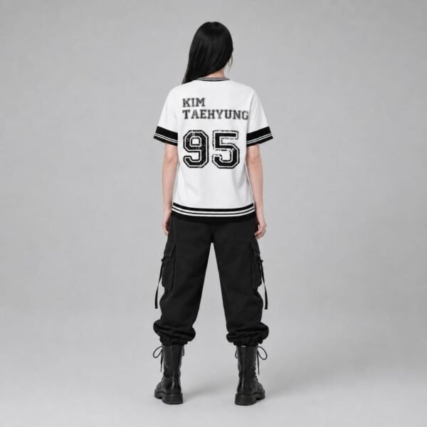 T-Shirt BTS "Vintage Baseball vrais Noms"